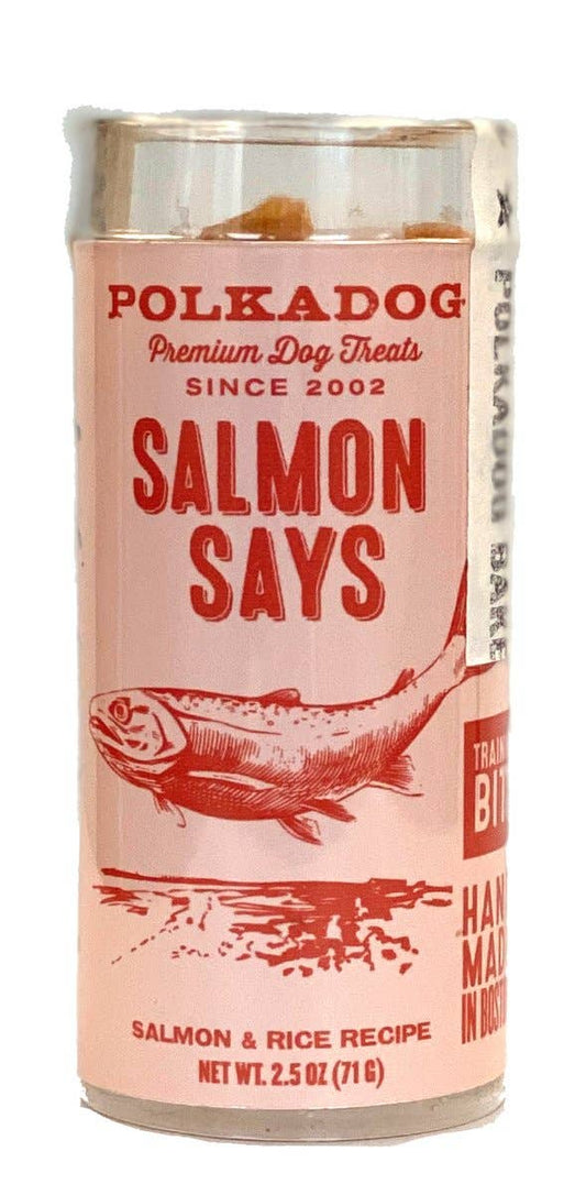 Polkadog - Training Bits - Salmon Says (2.5oz Mini Tube)