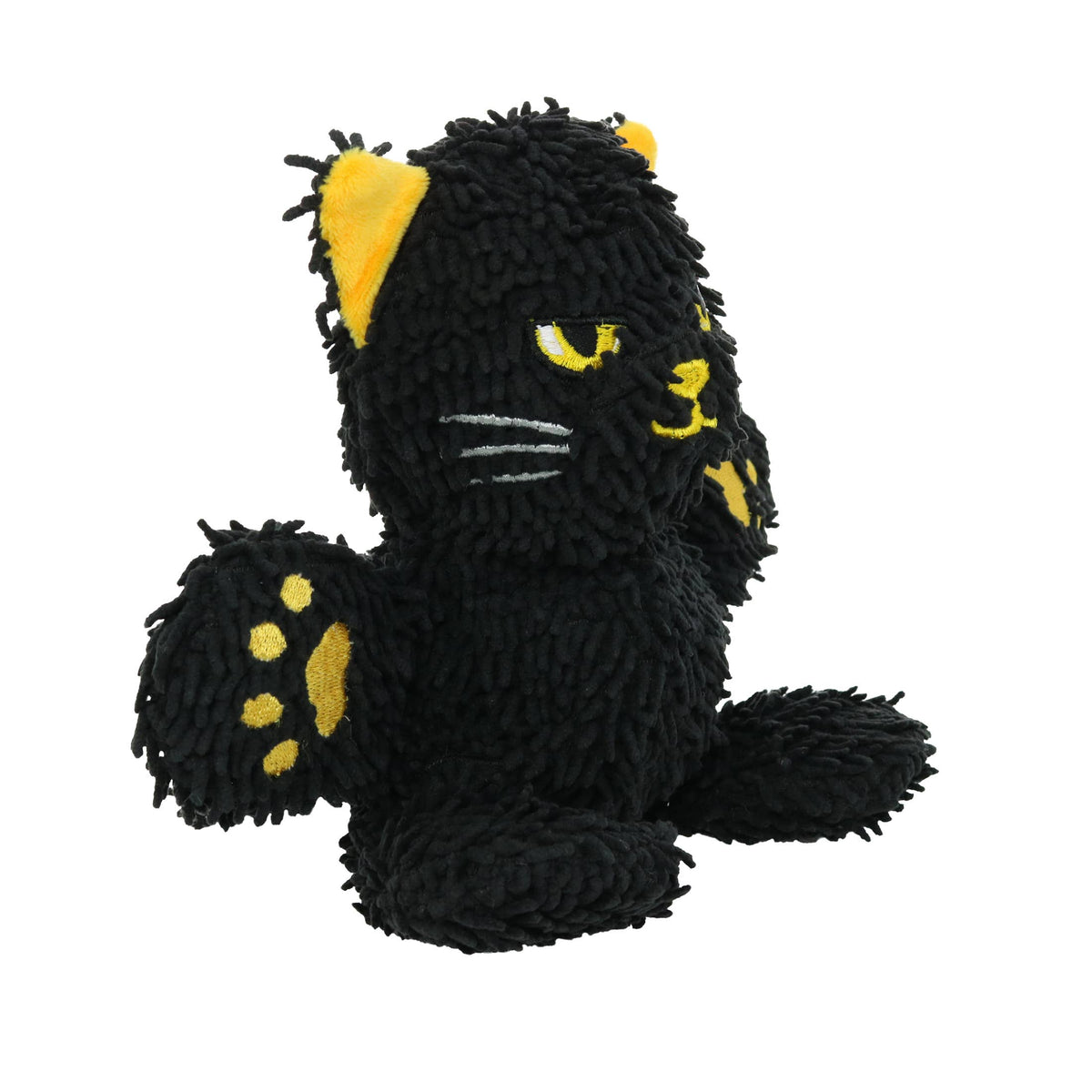 Tuffy Dog Toys - Mighty Microfiber Ball - Halloween Black Cat