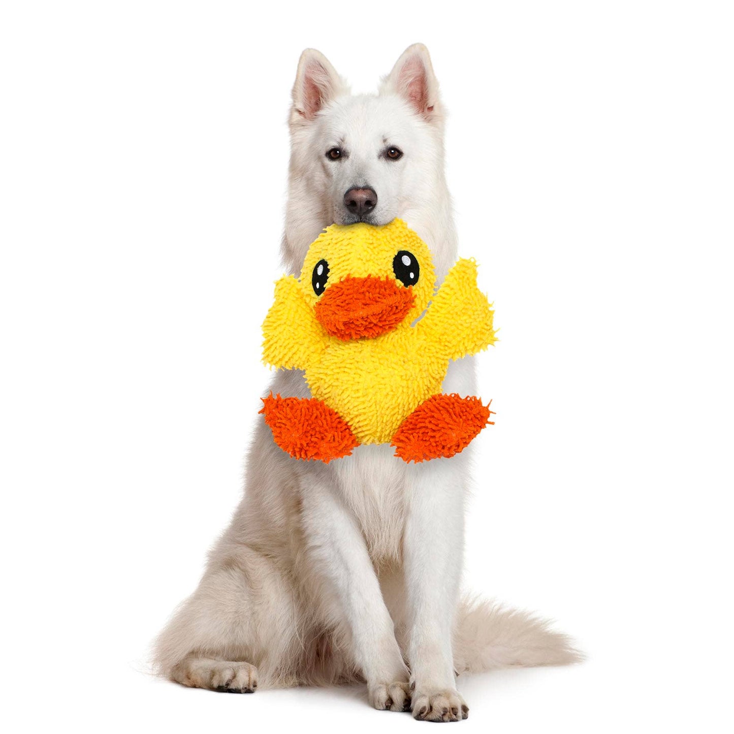 Tuffy Dog Toys - Mighty Microfiber Ball - Duck - Large