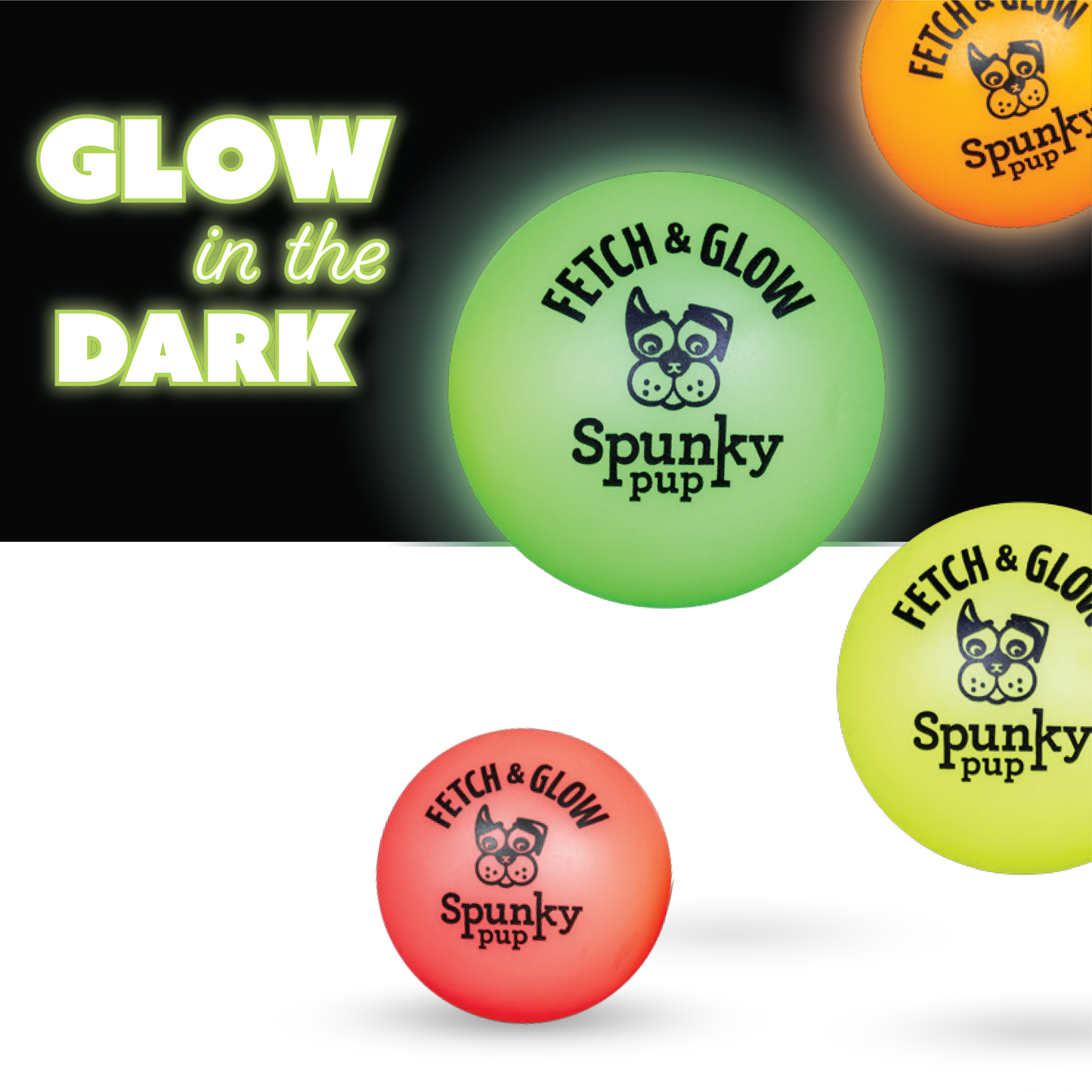 Spunky Pup - Fetch and Glow Ball