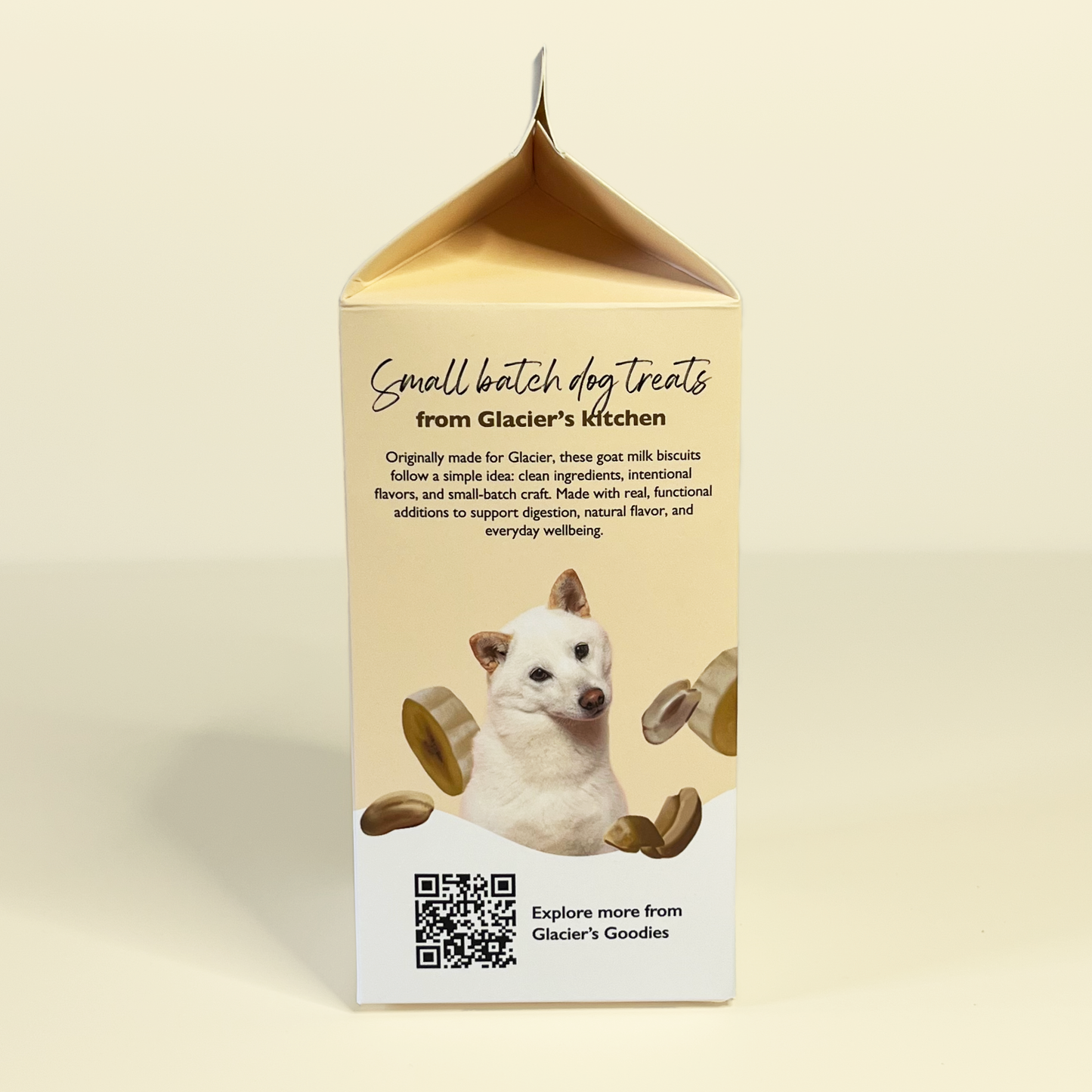 Glacier's Goodies - Goat Milk Dog Treats — Peanut & Banana