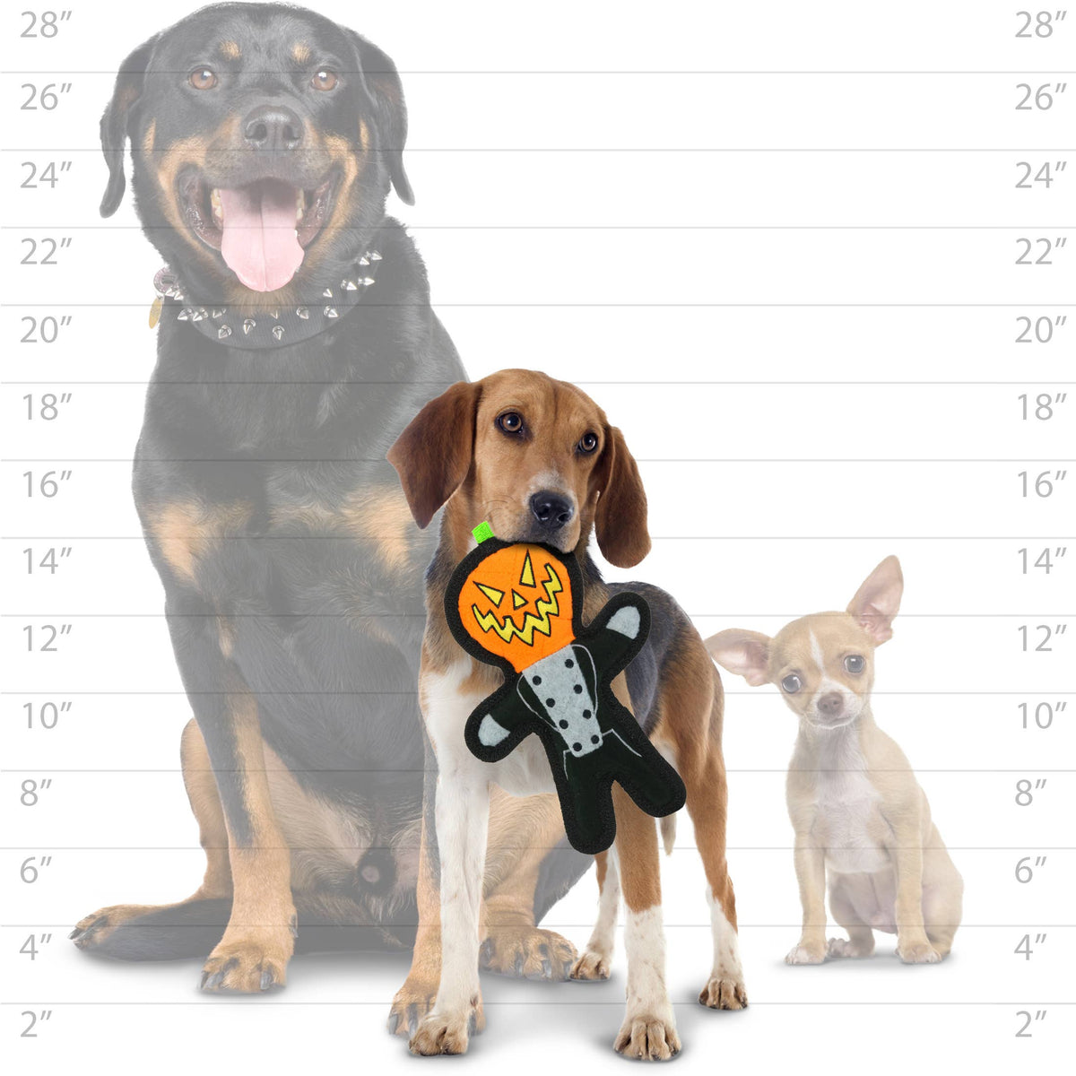 Tuffy Dog Toys - Tuffy Halloween - Pumpkin Man