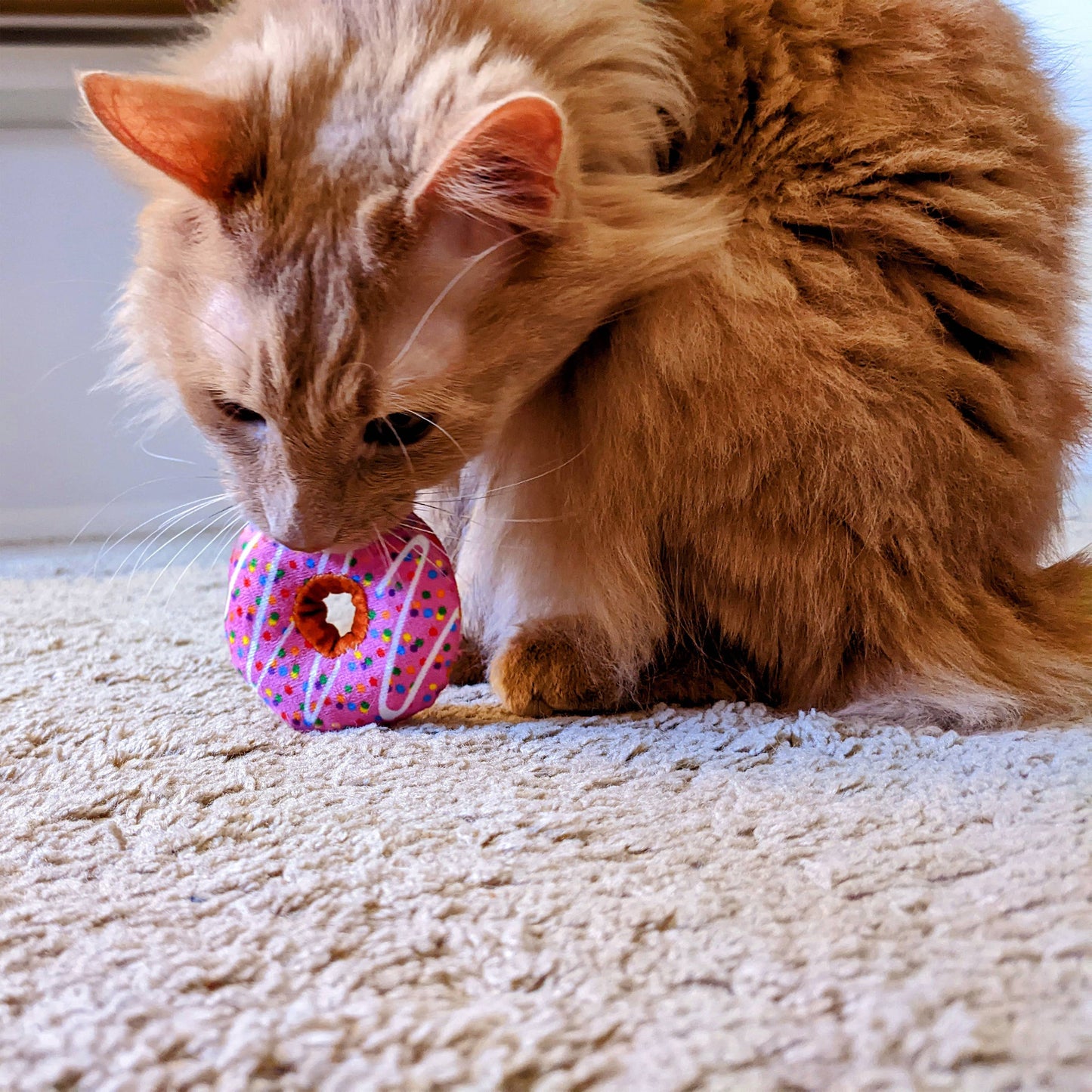 Huxley & Kent - Strawberry Donut Cat Toy