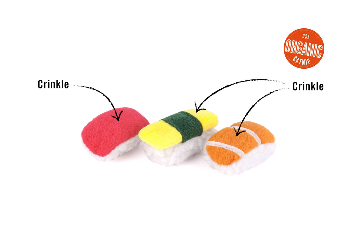Play Pet Brands - Feline Frenzy - Sassy Sushi