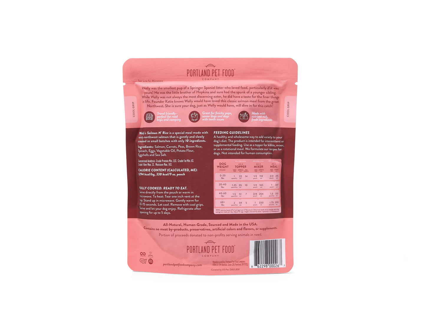 Portland Pet Food Company - Wally's Salmon N' Rice