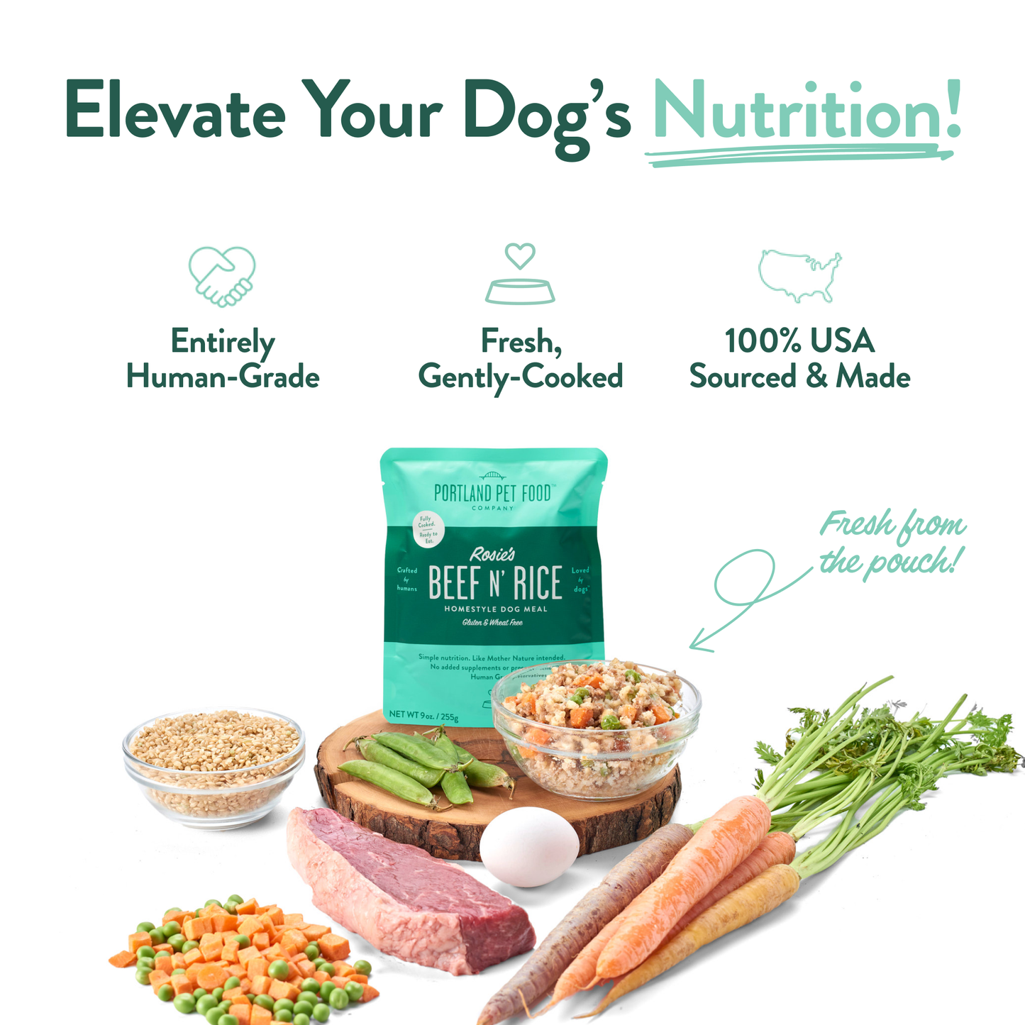 Portland Pet Food Company - Rosie's Beef N Rice