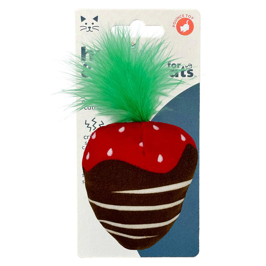 Huxley & Kent - Chocolate Strawberry Cat Toy