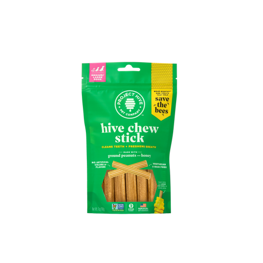 Project Hive Pet Company - Dental Chew Sticks - Medium/Large