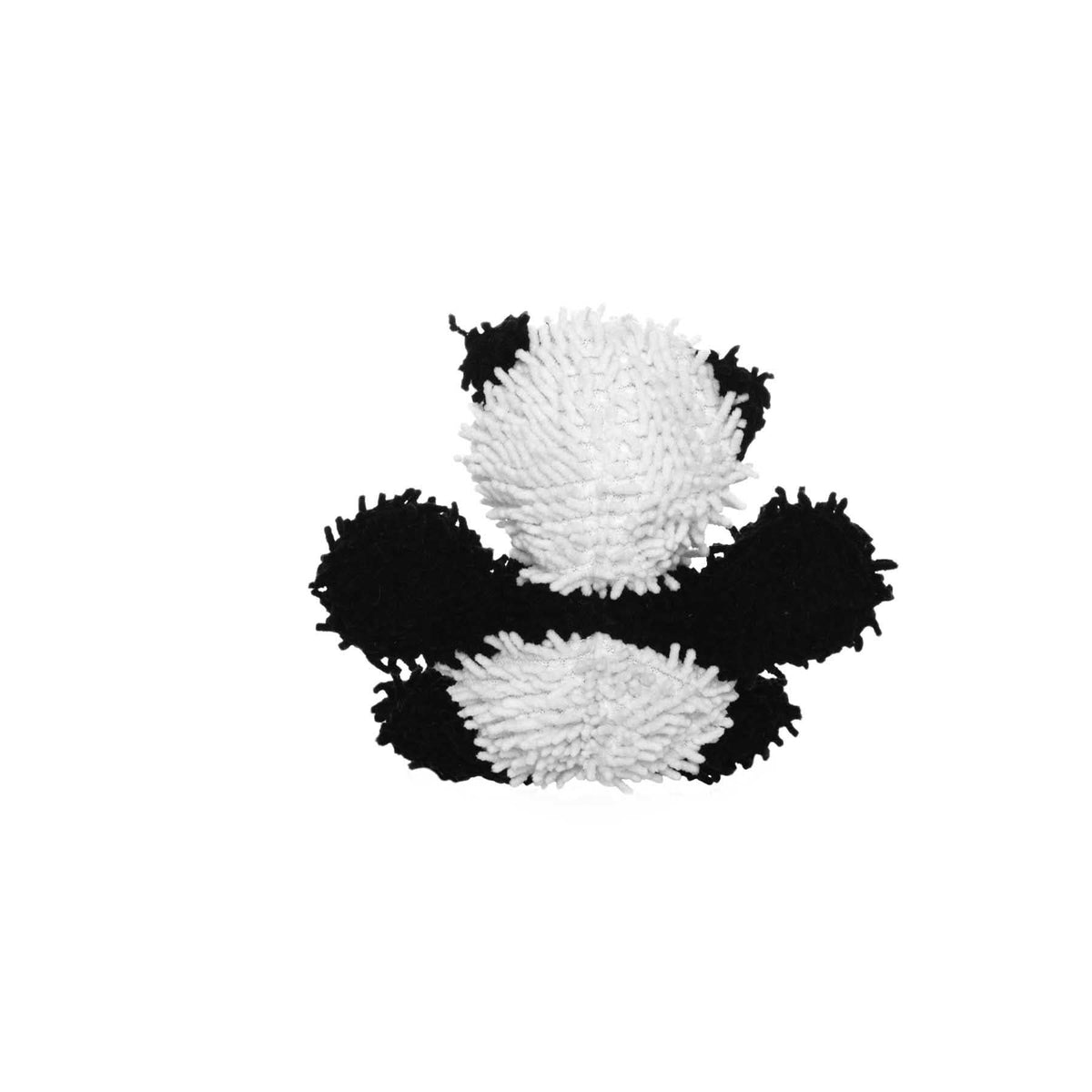Tuffy Dog Toys - Mighty Microfiber Ball - Panda - Jr