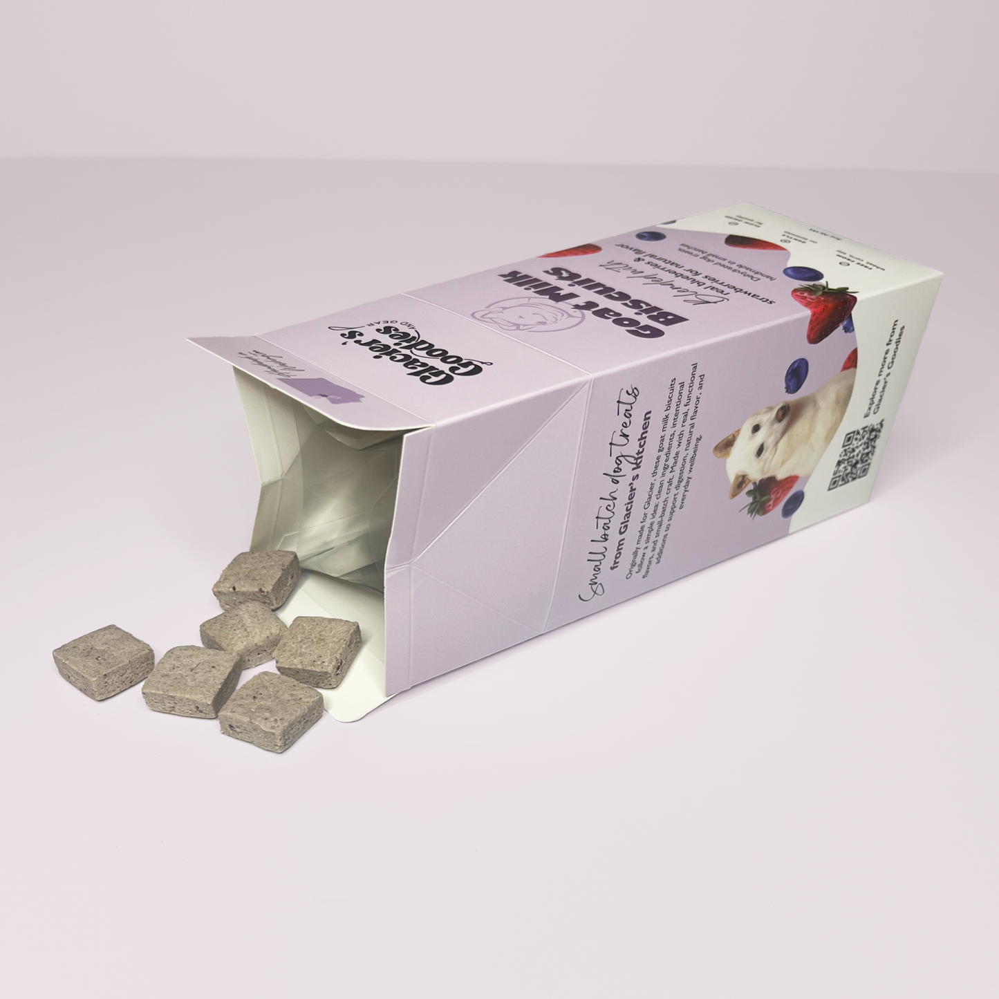 Glacier's Goodies - Goat Milk Dog Treats — Blueberry & Strawberry