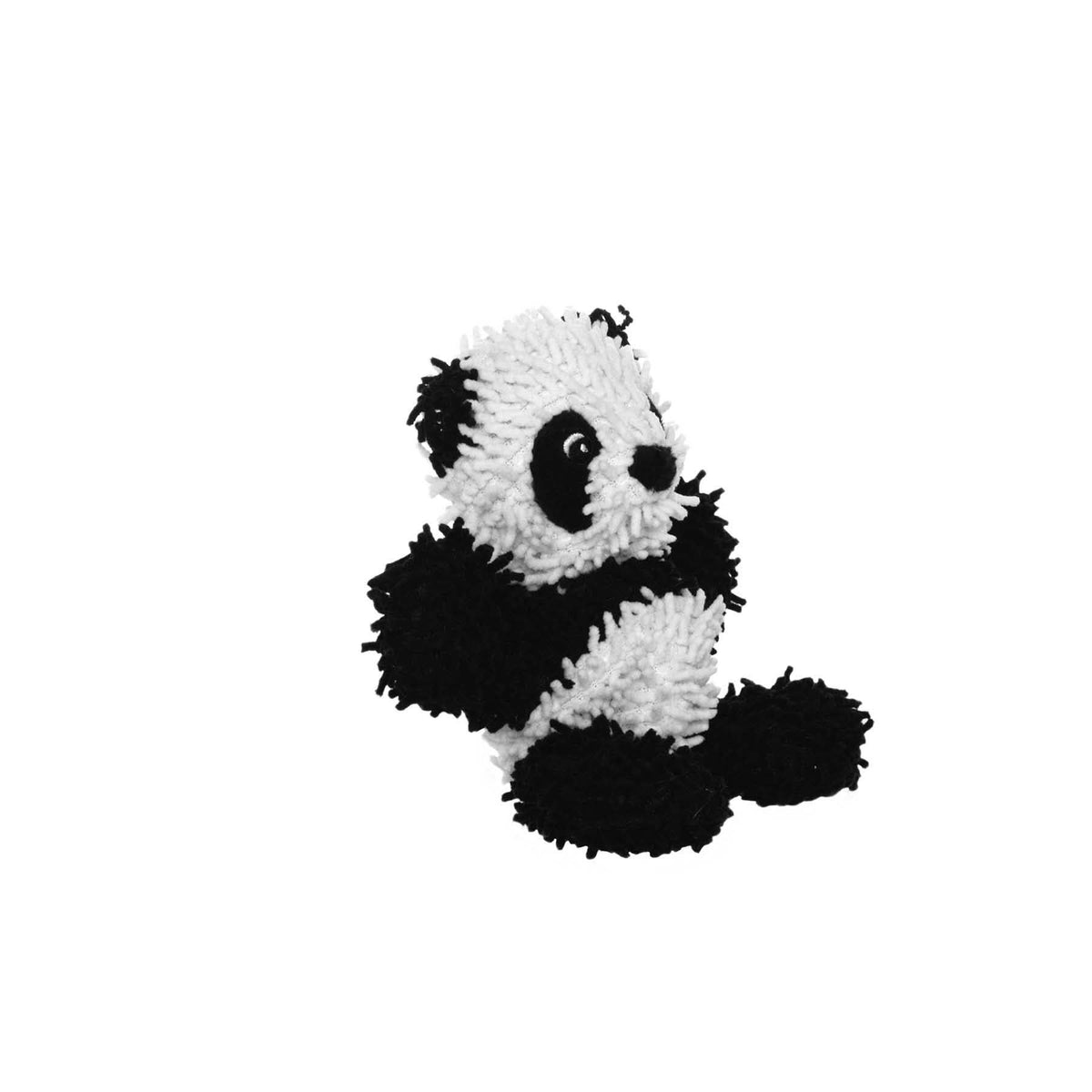 Tuffy Dog Toys - Mighty Microfiber Ball - Panda - Jr