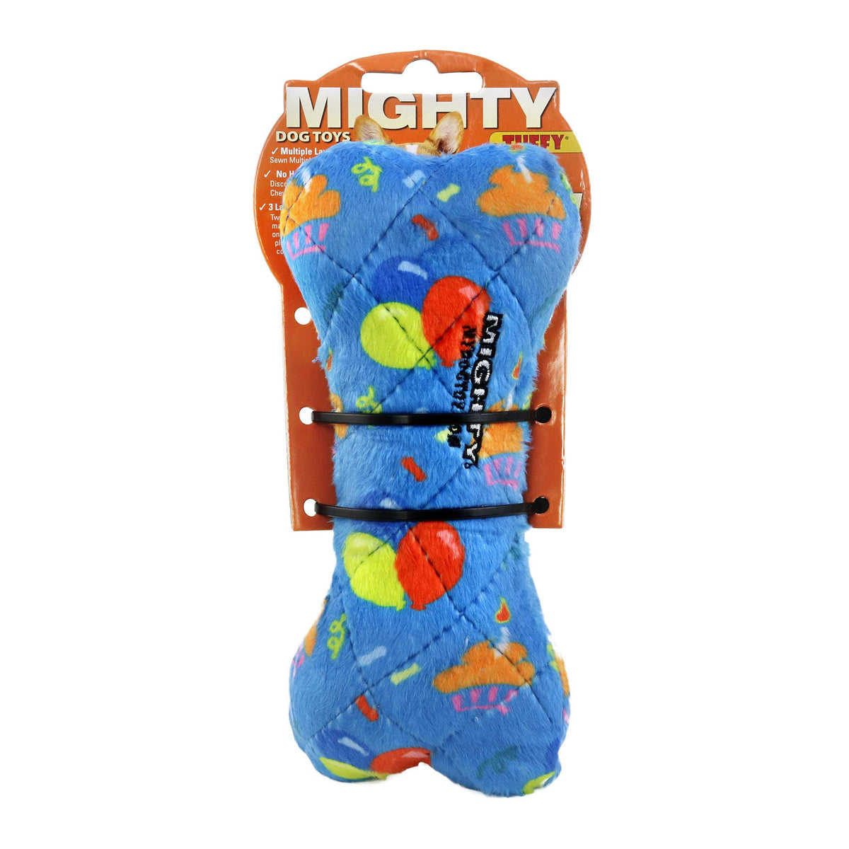 Tuffy Dog Toys - Mighty Celebration - Bone - Medium