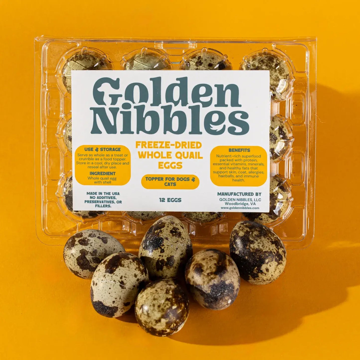 Golden Nibbles - Quail Eggs