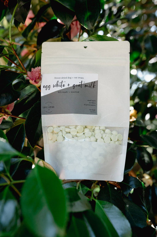 Love Liparu - Egg White + Goat Milk | Freeze-Dried Dog + Cat Treat