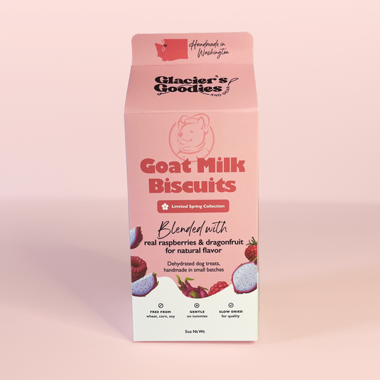 Glacier's Goodies - Goat Milk Dog Treats — Dragonfruit & Raspberry (Limited)