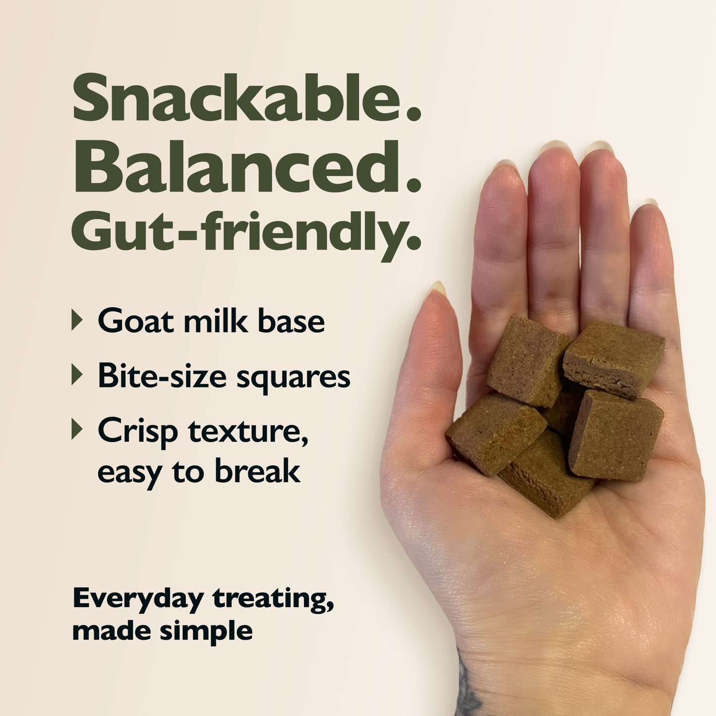 Glacier's Goodies - Goat Milk Dog Treats — Peanut, Pumpkin, and Carob