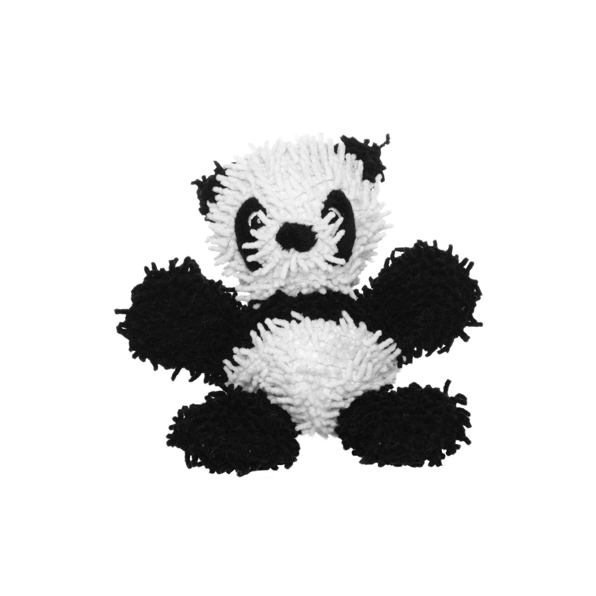 Tuffy Dog Toys - Mighty Microfiber Ball - Panda - Jr