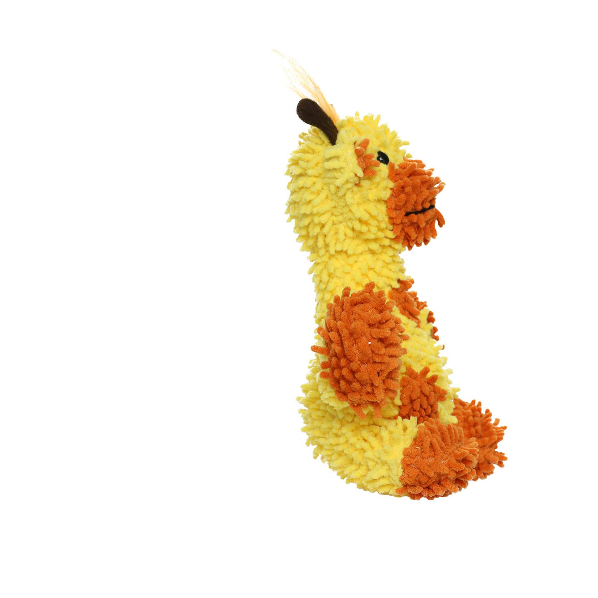 Tuffy Dog Toys - Mighty Microfiber Ball - Giraffe - Jr
