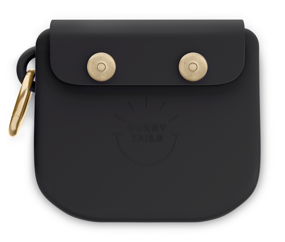 Sunny Tails - Ember Black Snap Dog Treat Pouch