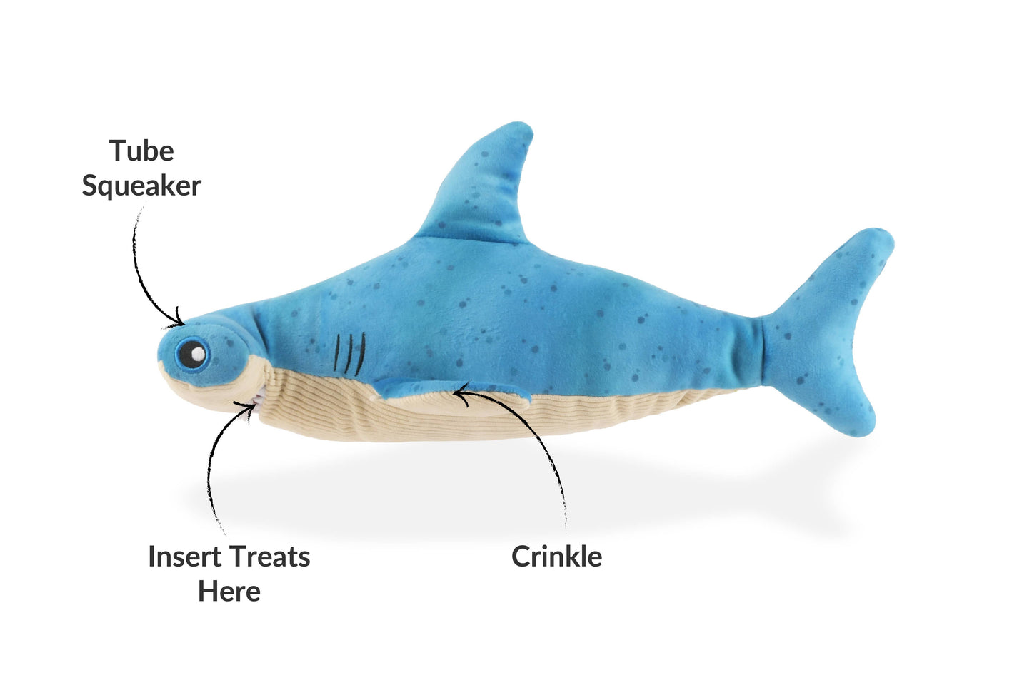 Play Pet Brands - Ocean Buddies - Bonk the Hammerhead