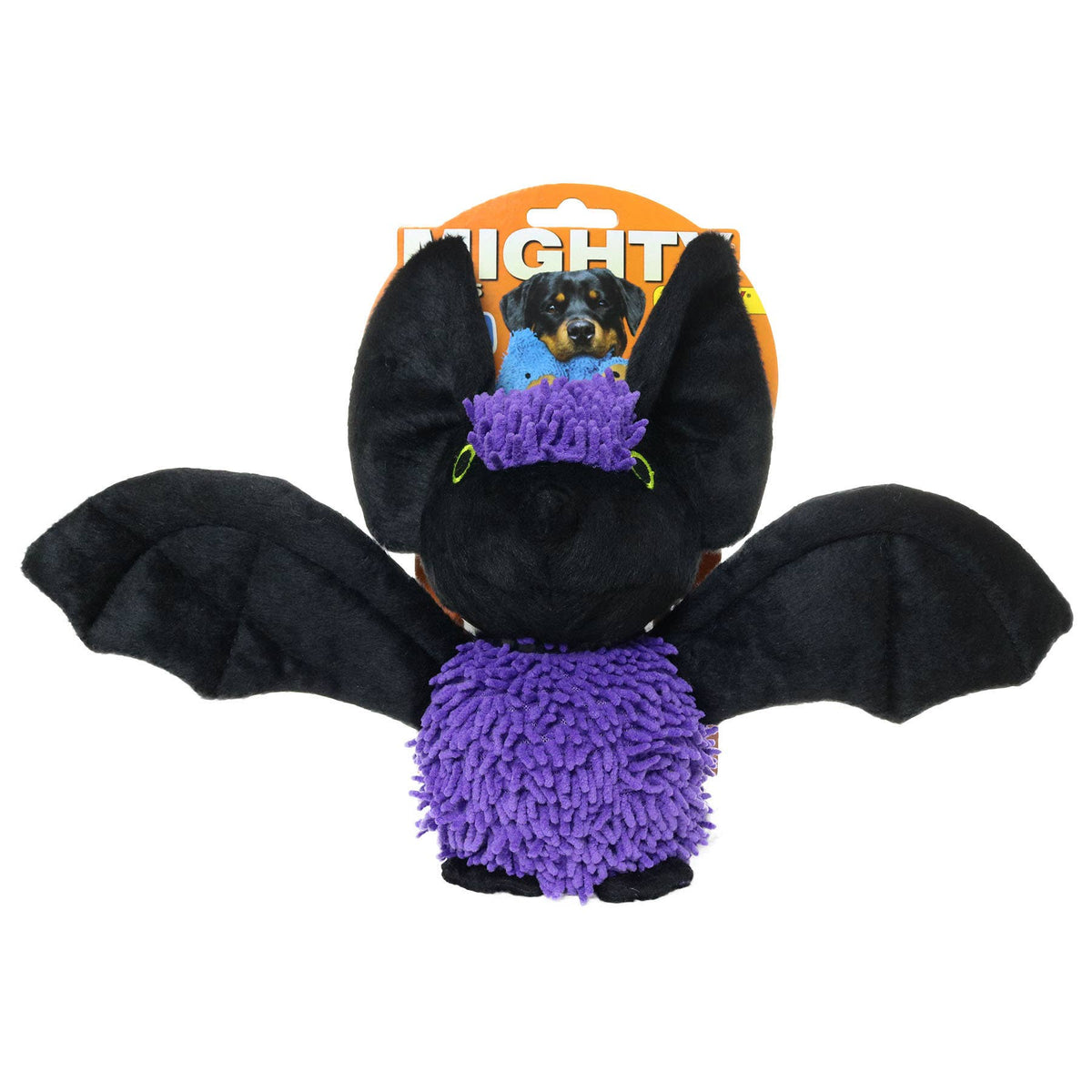 Tuffy Dog Toys - Mighty Microfiber Ball - Halloween Bat