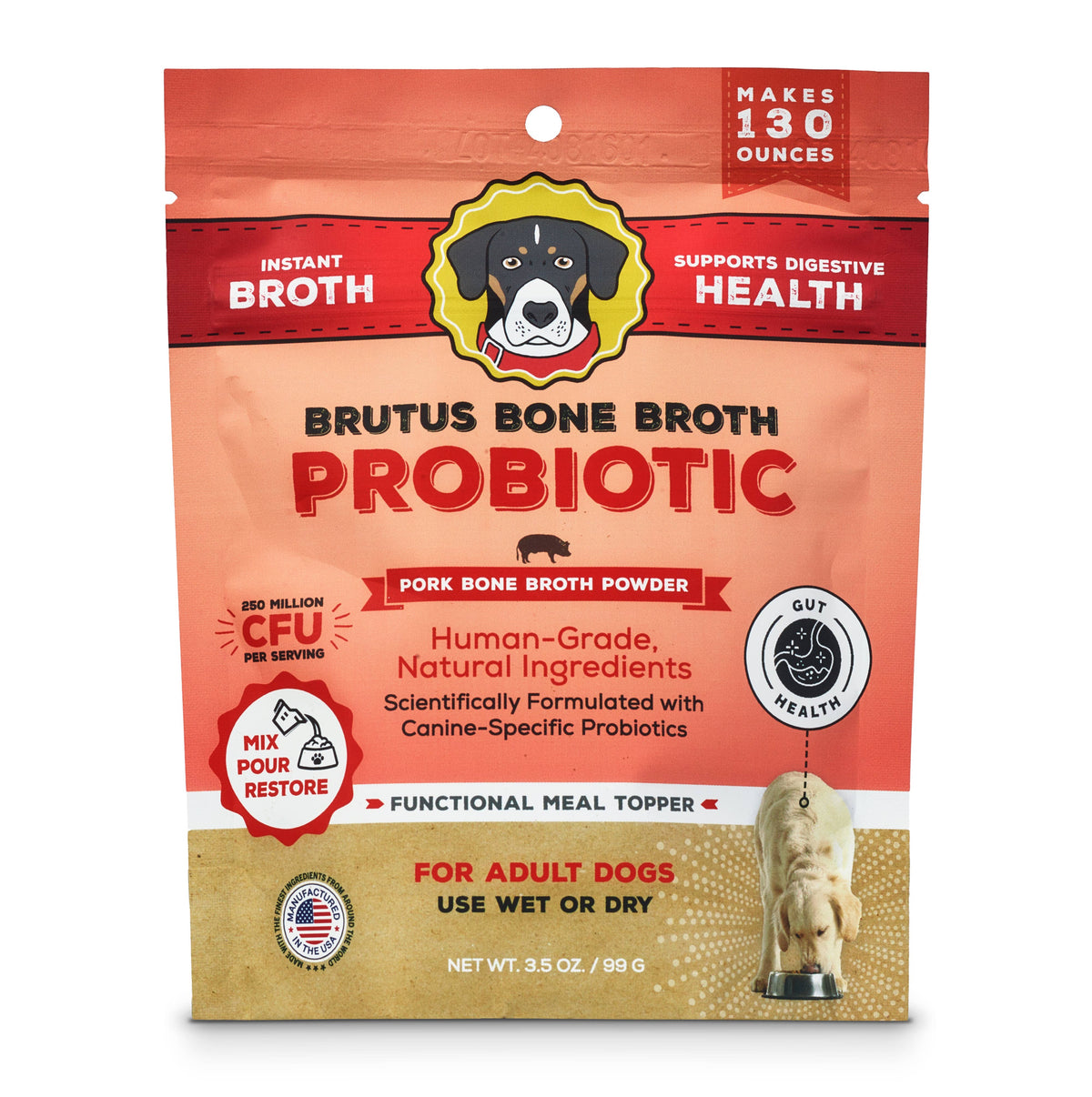 Brutus Broth - Probiotic Pork Bone Broth