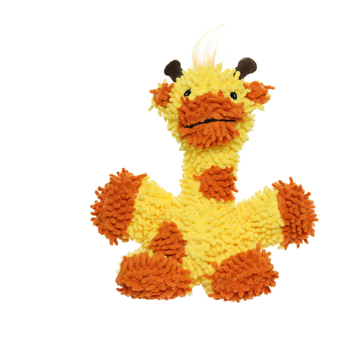 Tuffy Dog Toys - Mighty Microfiber Ball - Giraffe - Jr