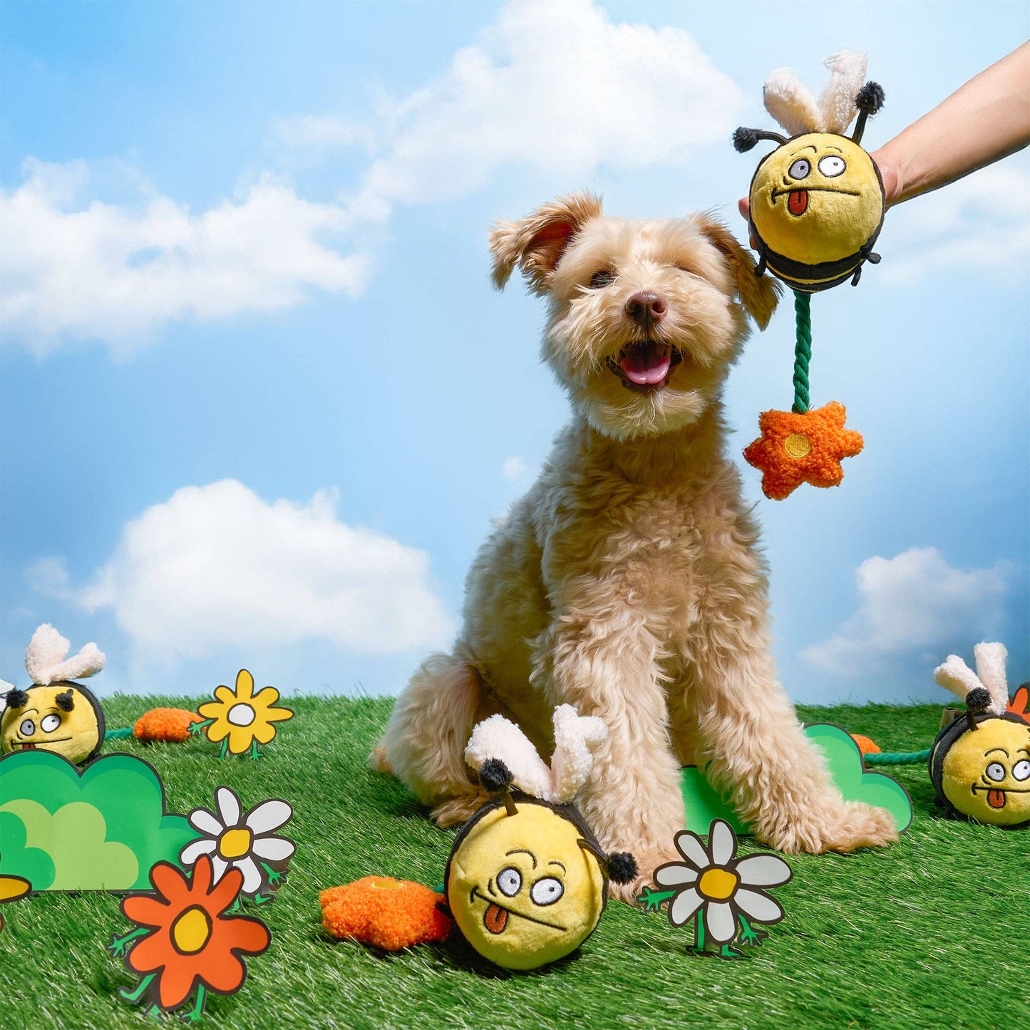 the furryfolks - Bee Happy Nosework Toy