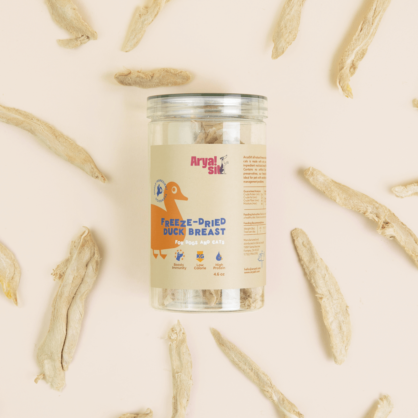Arya Sit! - Freeze-Dried Duck Breast