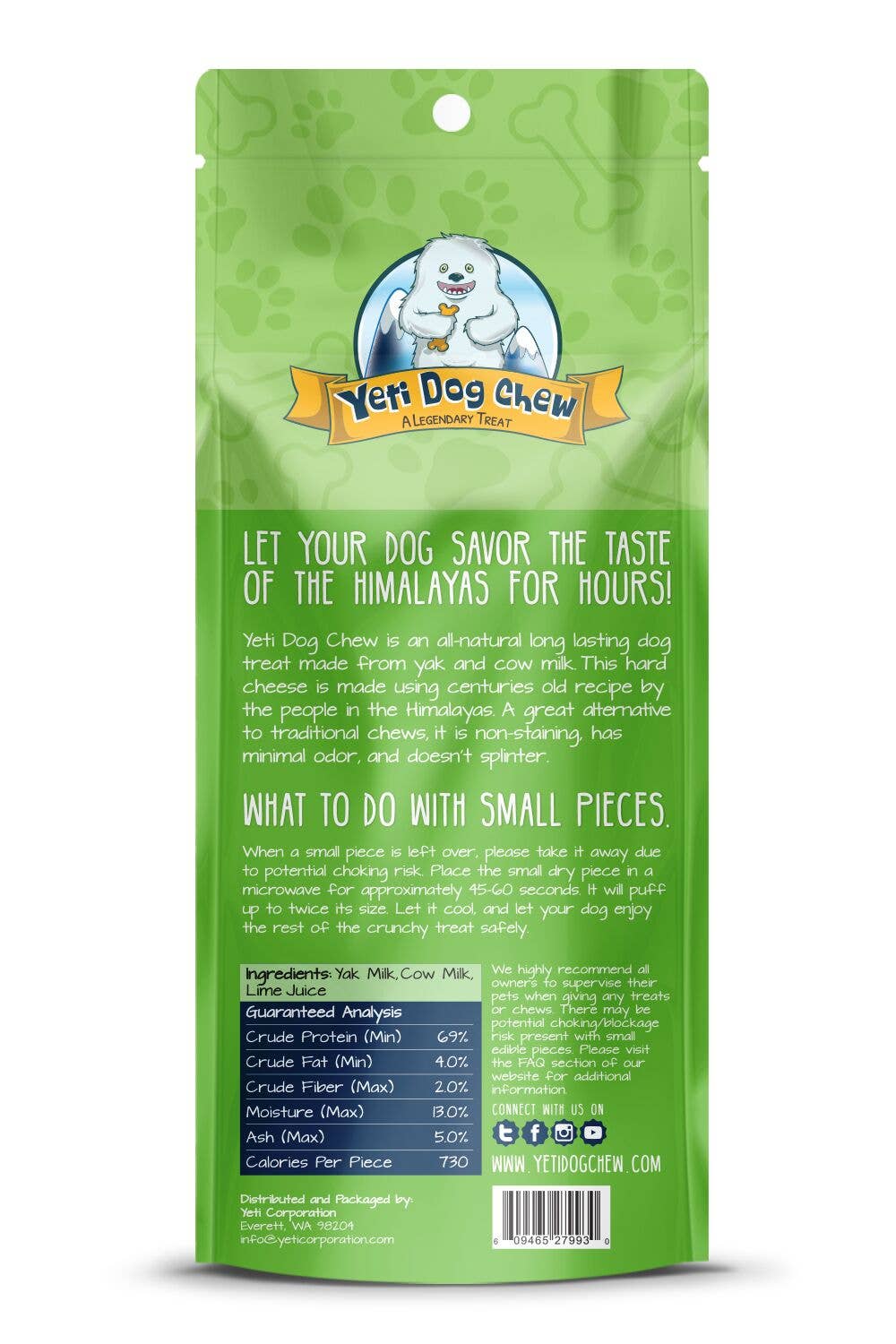 Yeti Dog Chew - Extra Large (5.5oz)